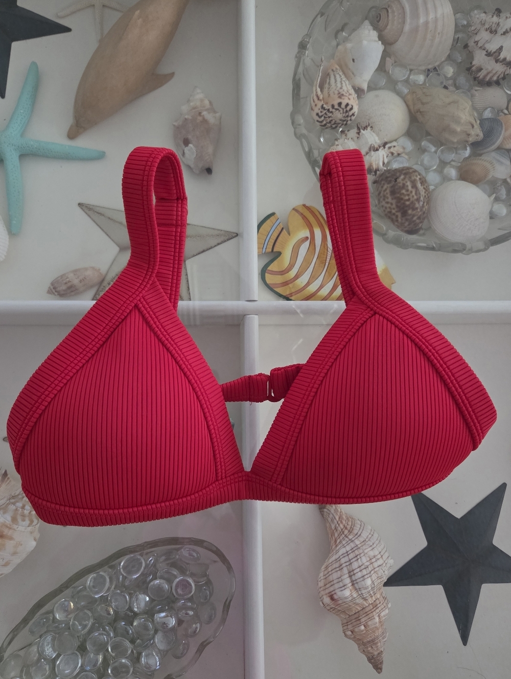 Oneone Bold Red Bikini Set  ***Please Note***              (M Bottoms) (Lg Top) - Picture 6 of 11